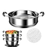 Dampfgarer | Dampfschale aus Edelstahl | Dampfbehälter für die tägliche...