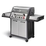 Enders® Gasgrill MONROE PRO 3 SIK TURBO, 3-Edelstahlbrenner, Seitenkocher,...