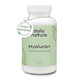 dailynature Hyaluronsäure 90 Kapseln | 1.100 kDa | hochdosiert mit 500 mg...