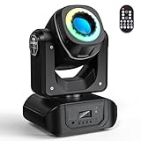 Mini Moving Head DJ Light, RGB LED Bühnenlicht mit DMX512 & Fernbedienung,...