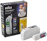 Braun Thermometer, ThermoScan 7®, with Age Precision® technology, with a...