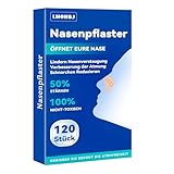 120 Stück Nasenpflaster Schnarchen, Nose Strips Nasal Strips Verbesserter...