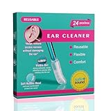 24 Stück klebrigem Wattestäbchen ,Ohrenschmalz Entfernen...