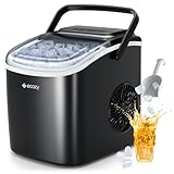 ecozy Eiswürfelmaschine, Eiswürfelbereiter 9 Würfel in 6 Minuten fertig,...
