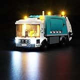 cooldac Led Licht Kit Kompatibel mit Lego 60386 City Müllabfuhr Müllwagen...