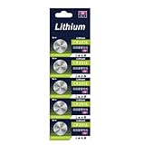 Hangsu CR2016 Knopfzellen-Batterie, kompakt, Lithiumzellen für Reisen,...