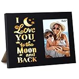 Newbyst Bilderrahmen für Paare – I Love You To The Moon And Back...