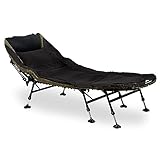 CampFeuer Karpfenliege XXL 210 x 85 x 45-60 cm | höhenverstellbare und...