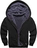 LLdress Jungen Hoodie Kinder Kapuzenpullover Mit Zipper Fleecejacke Warm...