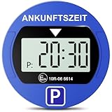 Warmfay® Elektronische Parkscheibe mit Zulassung vom KBA, Automatische...