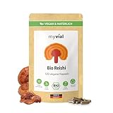 Bio Reishi Kapseln 120 Stück 400 mg Reishi Pilz Pulver pro Kapsel Vegan...