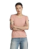 G-STAR RAW Damen Eyben Slim V-Neck Top 2.0, Rosa (deep berry shake...