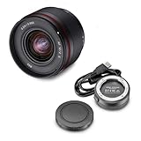 Samyang AF 12mm F2.0 E Objektiv + Lens-Station für Sony E - Autofokus...