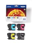 Brother LC980 Original Tintenpatronen Value Pack (schwarz, gelb, cyan,...