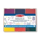 Melissa & Doug Regenbogen-Stempelkissen - auswaschbare Tinte zur Verwendung...