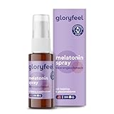 gloryfeel Melatonin Schlafspray - 0,5 mg Melatonin pro Tag - Ruhiger Schlaf...