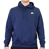 Nike Herren Sportswear Club Fleece Hoodie, Midnight Navy/Midnight...