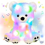 Hopearl LED Musical Plüsch Eisbär Leuchtet Singendes Plüschtier...