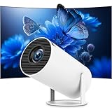 Video-Beamer Mini Beamerr 4K 1080P Full HD Kompatibel mit Android und...