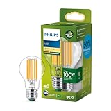 Philips LED Classic ultraeffiziente E27 Lampe (100 W), LED Lampe mit...