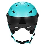 TOMSHOO Skihelm Set, Snowboardhelm mit Skibrille