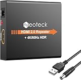 Neoteck 2.0 HDMI Repeater 60M HDMI Verstärker 4K 2160P 3D HDMI 2.0...