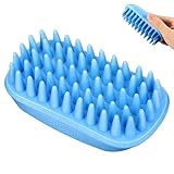 TOKIDNY Silikon Hunde Badebürste mit Massageeffekt Weiches Tpe Material...