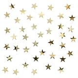 JIEYAO 50 Stück Sternspiegel Wandaufkleber, Gold Sterne 3D Wandtattoo...
