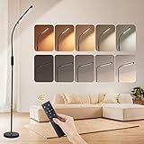 Stehlampe Wohnzimmer Stehlampe Dimmbar,25 Modi LED Stehlampe Wohnzimmer...
