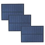 Packung mit 3 ZONADAH 1.3W 5V Mini-Sonnenkollektoren, Teigladegerät, DIY...