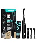 happybrush® Elektrische Zahnbürste Eco R2 - Nachhaltige rotierende...