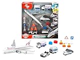 DICKIE 186390 Toys Flughafen Spielzeugset, Airport Set bestehend aus 3...