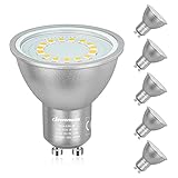 DEWENWILS GU10 LED Warmweiss Dimmbar 2700K, LED GU10 Glühbirne 5W 350 LM,...