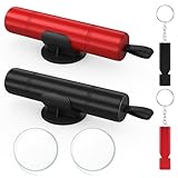 WGIDSKKI 2 Stück Auto Sicherheitshammer Multifunktional, 2 In 1...