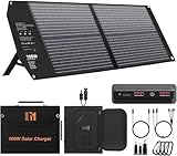 Mesuvida 100W Solar Ladegerät Faltbar mit 5 Anschlüssen, 24V MC4 höhere...
