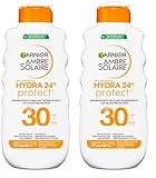 Garnier Ambre Solaire Hydra Protect+ Sonnenschutz-Milch 24h LSF 30, Schutz...