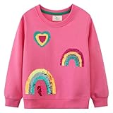 CM-Kid Mädchen Sweatshirts Langarm Pullover Kinder Baumwolle Shirts Warm...