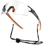HENMI Photochromatische Selbsttönende Fahrradbrille für Herren...