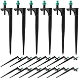 NUOBESTY 20 Stück Verstellbare Sprühdüsen mit Erdspieß...