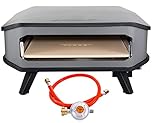 Cozze® 17' Gas Pizzaofen | Outdoor Pizzaofen mit Pizzastein | 8.0 kW | 50...