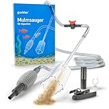 gurkler Mulmsauger Aquarium Sauger - mit Sperrventil - Aquarium...