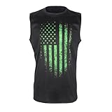 DZMDIP Herren-Tanktop mit amerikanischer Flagge, patriotisches...