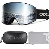 Odoland Skibrille Zylindrische Schneebrille für Damen und Herren mit...