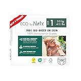 Eco by Naty Baby Öko Windeln - umweltfreundliche Premium-Bio Windeln aus...