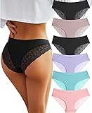 BeReady Spitze Damen Unterwäsche Seamless Slips Damen V Taille Spitzen...