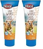 TRIXIE Hundeleckerli Premio Hunde-Leberwurst 110g - Premium Leckerlis für...