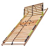 DaMi 7-Zonen Lattenrost Basic KV, 160x200cm, mit 5 Härtestufen, Made in...
