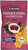 HOYER Manuka Honig Halspastillen Cassis Bio mit Propolis - Mit echtem...