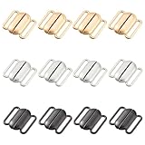 PH PandaHall 12 Sets 3 Farben BH Verschlüsse 0.7 Zoll/20mm Frontverschluss...