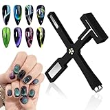 5 in 1 Cat Eye Magnet Set,Multifunktionaler Cat Eye Nagelmagnet,Kreuz...